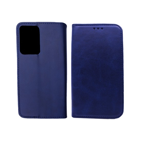 Leather Flip Cover with Internal Pocket For Samsung Galaxy Note 20 Ultra Blue Leather Flip Cover with Internal Pocket For Samsung Galaxy Note 20 Ultra Blue
